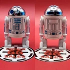 Star Wars Vintage Near Mint R2-D2 Solid Dome Figure • Bright Label • Clicks
