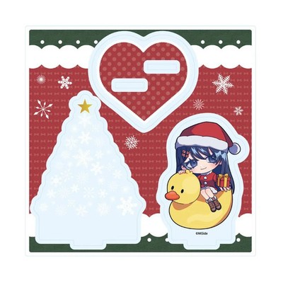 02. Kind Mita Christmas ver. (Mini character illustration) Acrylic stand plate