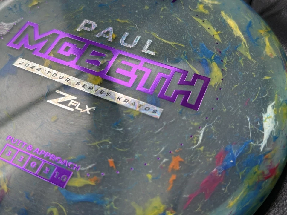 Paul Mcbeth 2024 Tour Series. Discraft Jawbreaker Z FLX Kratos 173-174 - Image 3 of 4
