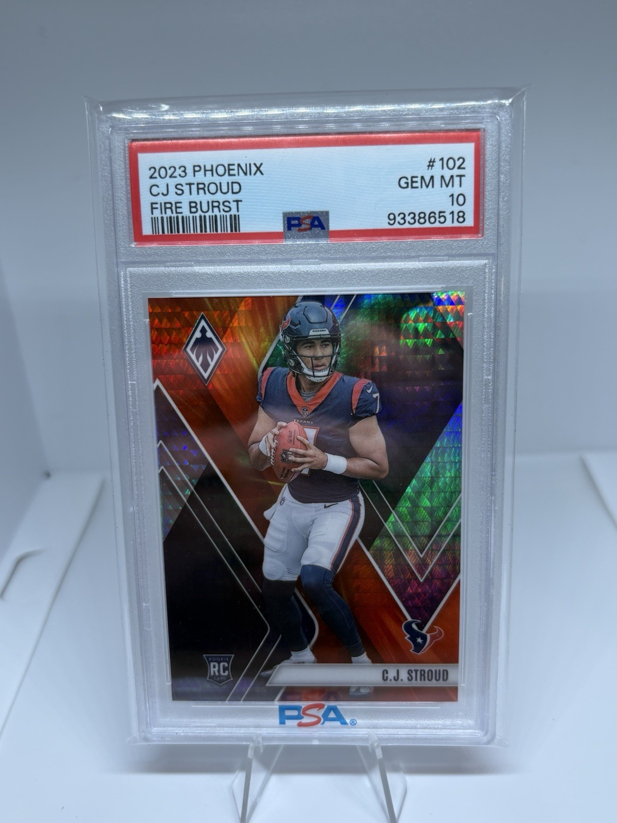 2023 Panini Phoenix - Rookies C.J. Stroud #102 Fire Burst /340 (RC)