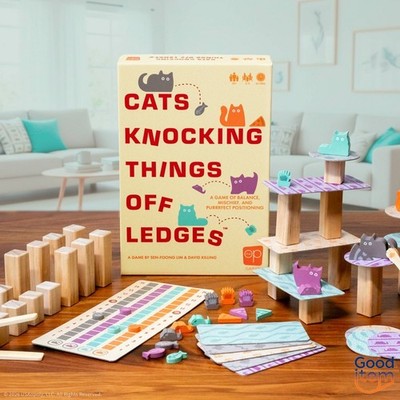 Cats Knocking Things Off Ledges Board Games