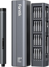 Fanttik E1 Max Electric Screwdriver, Mini Precision Screwdriver Set, 50 Grey