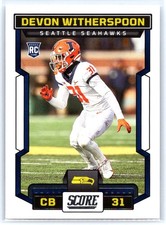 2023 Score #379 Devon Witherspoon RC - Seattle Seahawks