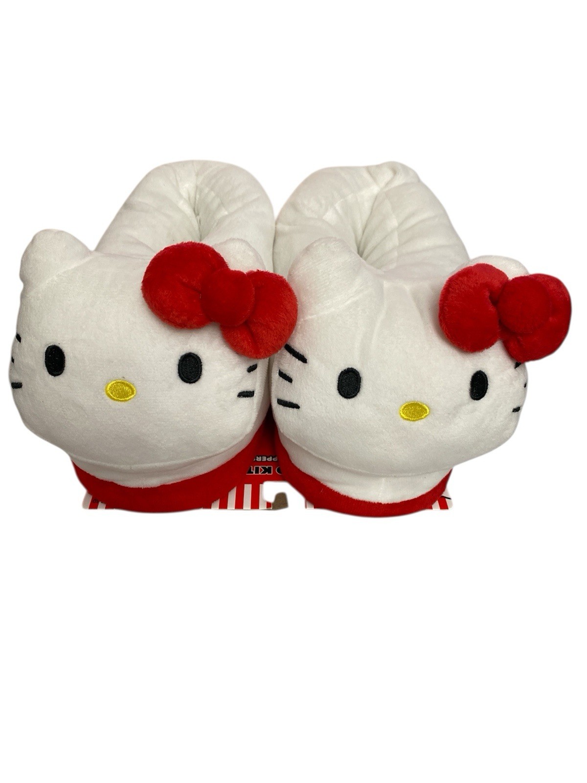 SAOLA Hello Kitty Pantofole Donna L XL (9 10) Bianco Rosso Grip Sole Tampone 2024