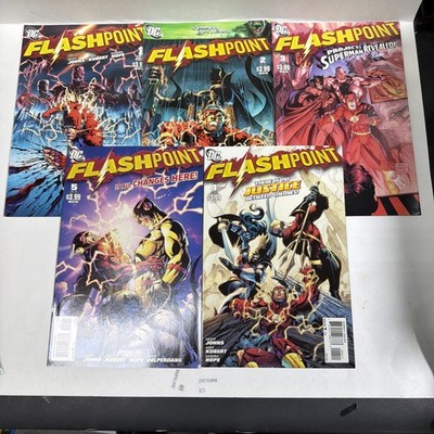 Flashpoint #1-5 (Complete 2011 DC Series) 1 2 3 4 5 Lot set run NM