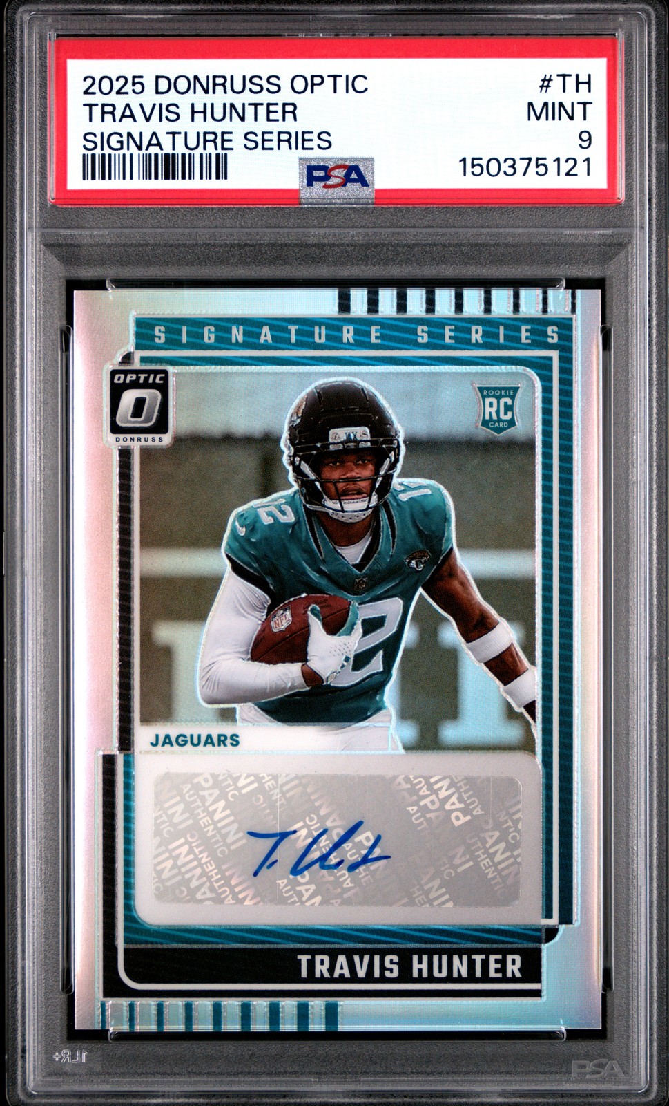 Travis Hunter Panini Donruss Optic Signature Series #TH Base