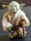 Vintage 1980 Kenner Star Wars Yoda Action Figure - Brown Eyes