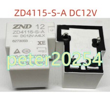 2 PIEZAS Nuevo (Blanco) ZD4115-S-A DC12V-A4LX 40A Relé de 4 pines #TT