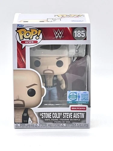 Funko Pop! WWE Stone Cold Steve Austin “What” #185 Limited 9500pc NEW