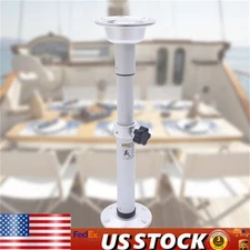 Pedestal Table Base, Adjustable Height Pub Bar Desk Pedestal Table Base Stand US