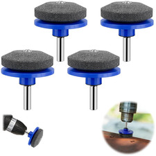 Rasenm&auml;her Sch&auml;rfer 4 St&uuml;ck Universal Schleifstein f&uuml;r stumpfe Klingen Blau