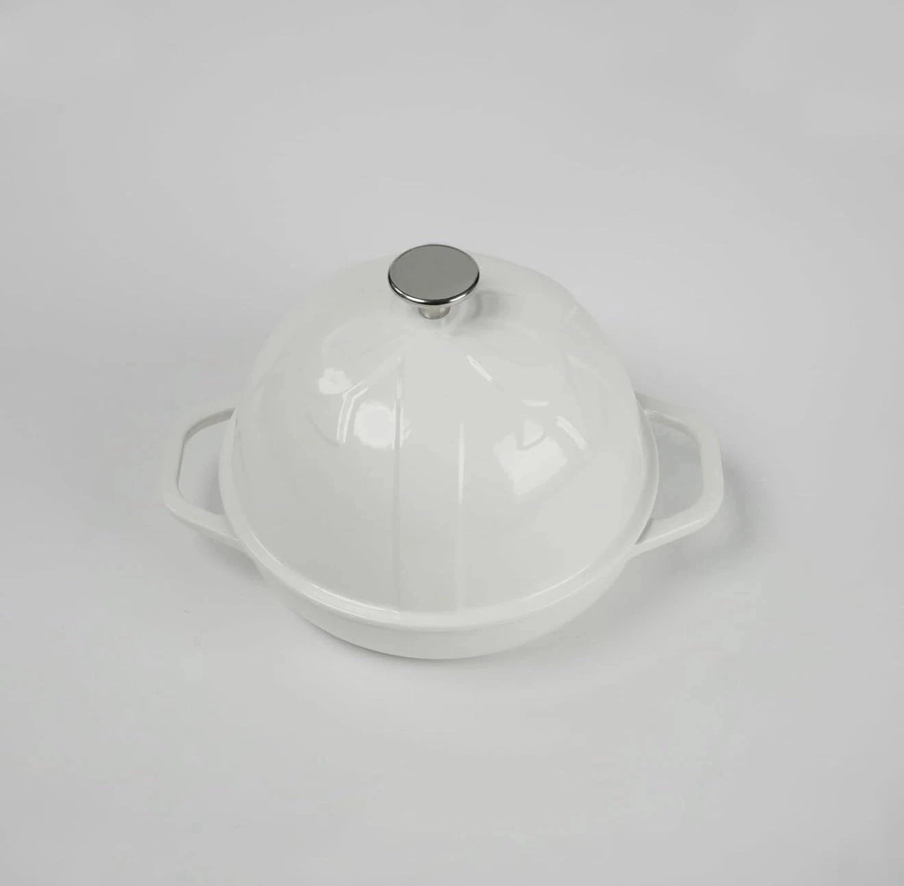 Cast Iron Bread Cloche Dia. 7.8inch/20cm 0.95qt Sourdough Baking Pan Enameled