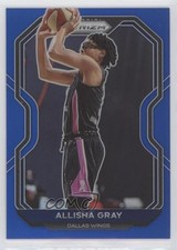 2021 Panini Prizm WNBA Blue Prizm 5/149 Allisha Gray #48 04u1