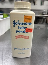 VTG Johnson's Baby Powder Purest Protection 9 oz Talc Formula USA Made NOS