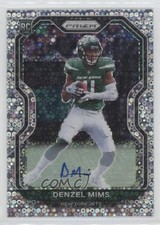 2020 Panini Prizm Rookie No Huddle Prizm Auto Denzel Mims #355 Auto w6g