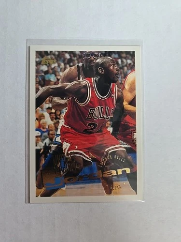 Michael Jordan 1995-96 Topps Basketball Card # 277 Bulls