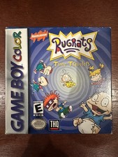Rugrats Time Travelers Gameboy Color Complete In Box w/ Papers CIB GBC