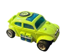 Original Aurora A/FX HO Scale Slot Car VW Beetle Bug Car, Vintage Chassis