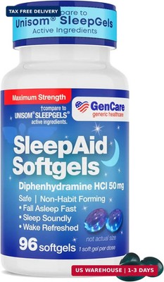 Maximum Strength Nighttime Sleep Aid Supplement for Adults Deep Sleep Pills with
