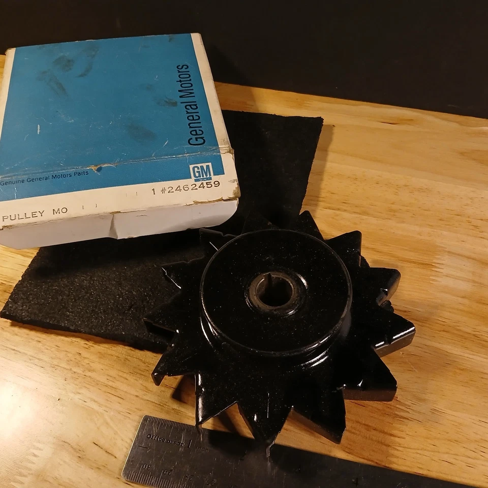 1965 1966 1967 GM Corvette Alternator Pulley MO #2462459 NOS OEM Chevrolet Chevy - Image 3 of 3