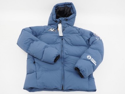 New! Kappa 6CENTO 662 Down Jacket US Ski Team Blue Fjord Color