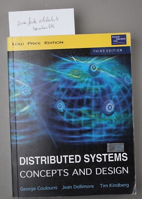 9780201619188 Distributed Systems Concepts and Design, 3rd Ed.    2000