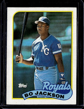 1989 Topps Bo Jackson #540 Kansas City Royals