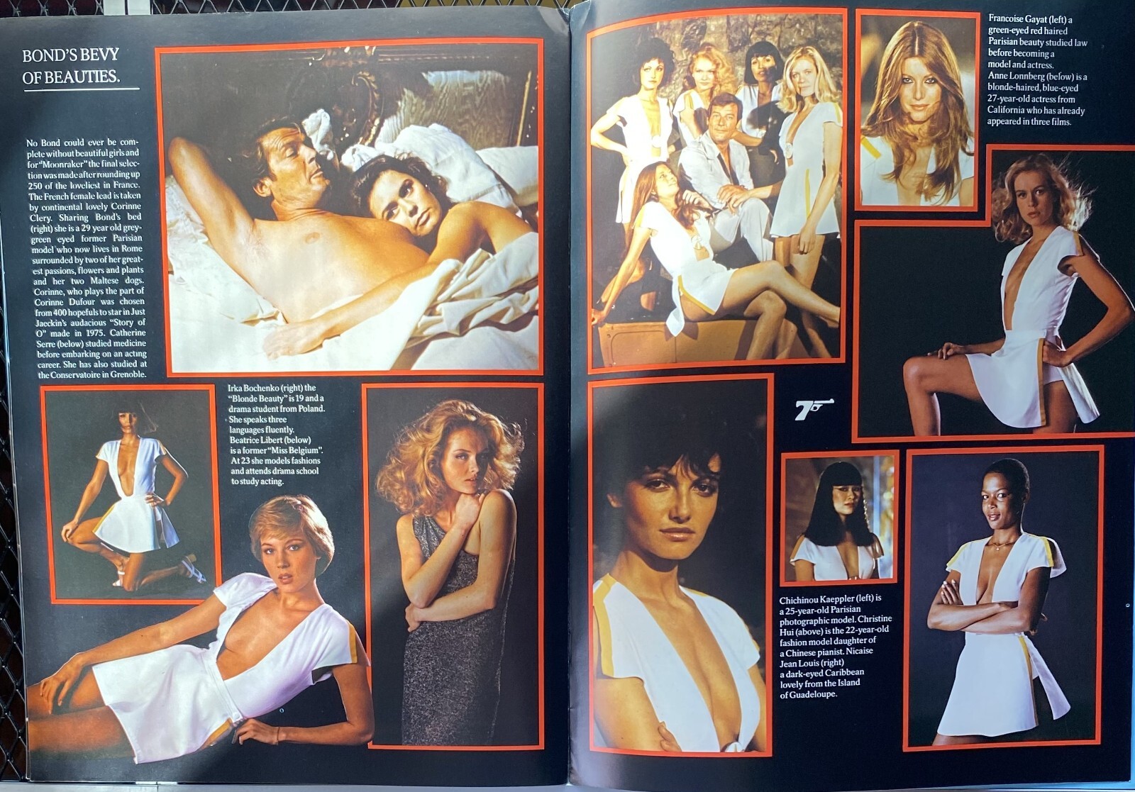 MOONRAKER 1979 007 James Bond adventure! Roger Moore Lois Chiles program