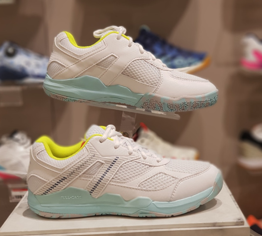 Vitro Stun Унисекс Спортивная одежда для бадминтона Обувь Тренировочные кроссовки Белый Неоновый Лайм