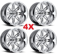 18 Chrome Fuel Wheels Rims Gmc Chevrolet 1500 Hostage Sierra Silverado