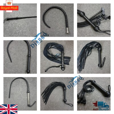 Premium Rindsleder Handarbeit Leder Auspeitscher & Peitschen Bestes Geschenk für Erwachsene Bullwhips