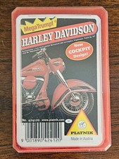 Mega Trumpf Harley Davidson 36 Cards in Box Piatnik 1A - 8D Vintage Game Austria