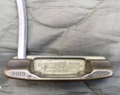 Ping Gold Schläger Karsten Kushin Original Putter / 35 Inch, Golf Putter, Golfschläger