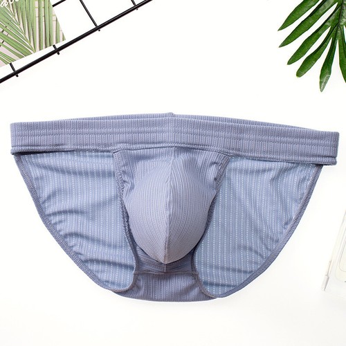 Boxer uomo sexy pantaloncini slip intimo vita bassa taglio alto marsupio rigonfiamento mutande - Foto 13 di 30