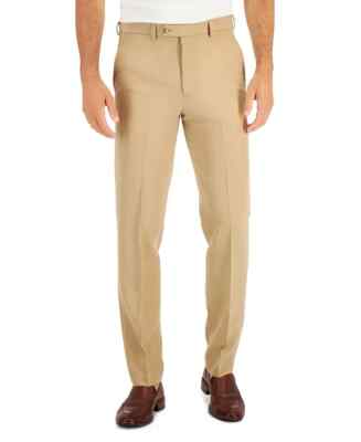 Nautica Men's Dress Pants 38 x 30 Camel Slim Performance Stretch