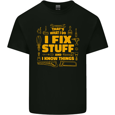 I Fix Stuff lustiges Zimmermann DIY Handwerker Kinder T-Shirt Kinder