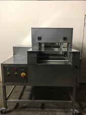 EX DISPLAY IN TRAY SHEET CAKE CUTTING MACHINE, TWO BLADES, BAKERY EQUIPMENT