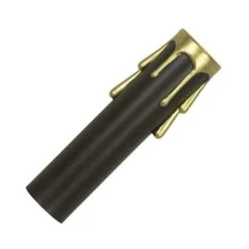 4" Black Plastic~Candelbra Base "Gold Drip" Candle Cover/Sleeve (3/4" ID)