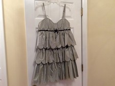 Marc by Marc Jacobs Silk Strripe Tiered dress size 8