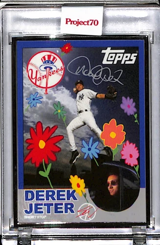 2021 TOPPS PROJECT 70 #524 DEREK JETER BY WOTHERSPOON P70 AP SILVER FRAME 08/51