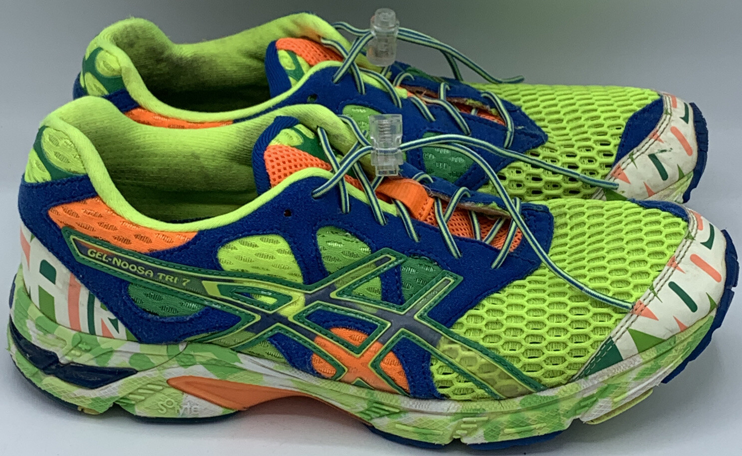 Asics Tri 7 Sz 8 Glow Dark T214N Running Shoes | eBay