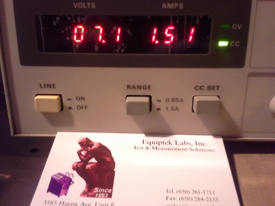 Adjustable Lab Power Supply 35V 1.5A max WORKS GREAT! Constant current HP E3611A - Image 3 of 4