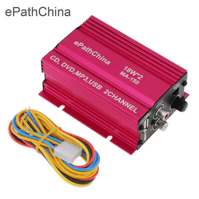 12V 2 Channel Mini Digital Audio Power Amplifier for Car or Mp3 NO Power Supply