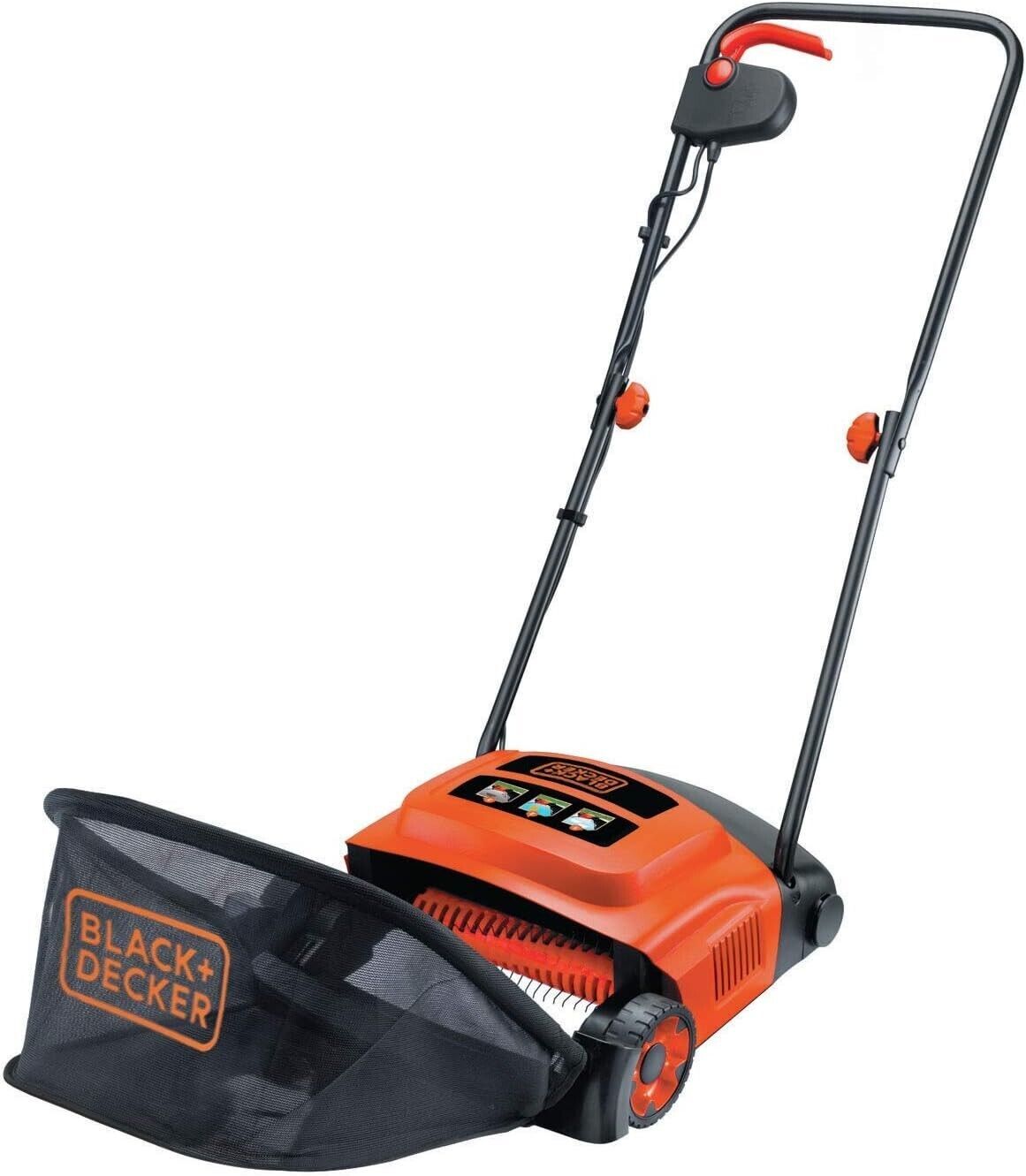 Offerta BLACK+DECKER GD300-QS Arieggiatore Giardino 600W con Cesto - 4