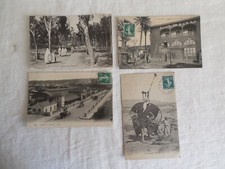 4 ANCIENNES CARTES POSTALES CPA ALGER ALGERIE FRANCAISE  vers 1910