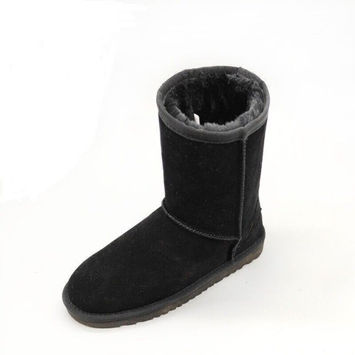 Botas de invierno para mujer piel de cordero botas de cuero talla 35-43 botas forradas caqui/NUEVAS - Imagen 12 de 20