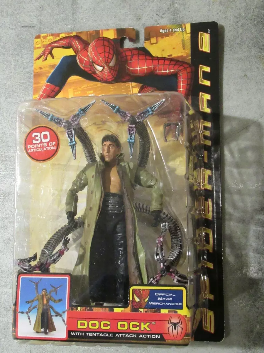 Marvel Legends DOC OCK Spider-Man 2 Movie Tentacle Attack DOCTOR OCTOPUS  Toybiz