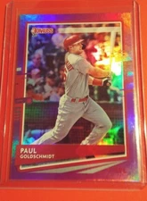  2020 Donruss Holo Pink Variations #127 Paul Goldschmidt - Cardinals