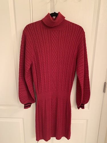 Joie NWT RED SWEATER DRESS Small | eBay