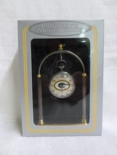 Sun Time Green Bay Packers Executive Sports Pocket Clock NFL Football